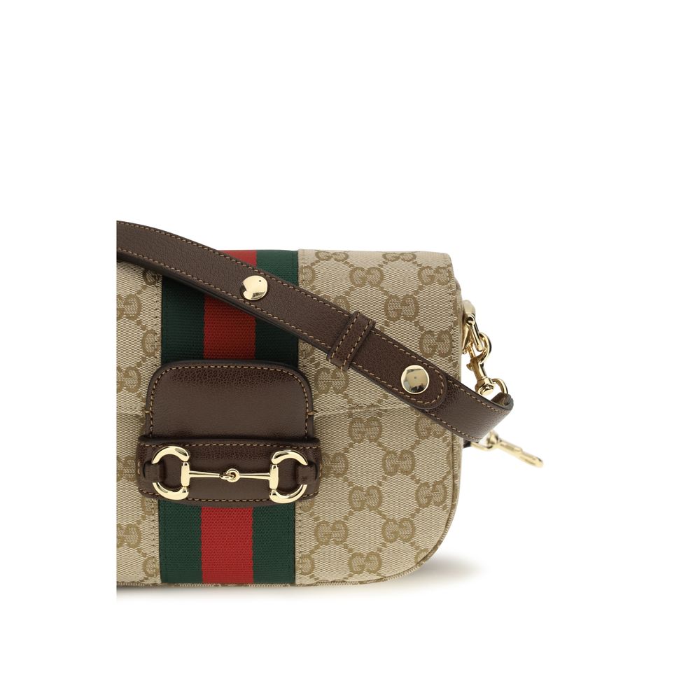Gucci Beige Stoff-Schultertasche