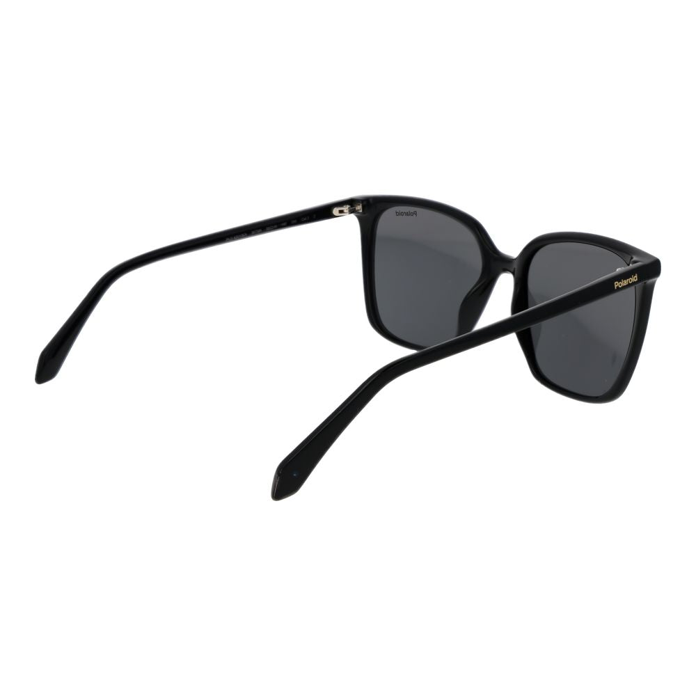 Polaroid Schwarze Sonnenbrille aus Acetat
