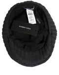 Dolce & Gabbana Herren Mütze aus dunkler Wolle im Newsboy-Stil