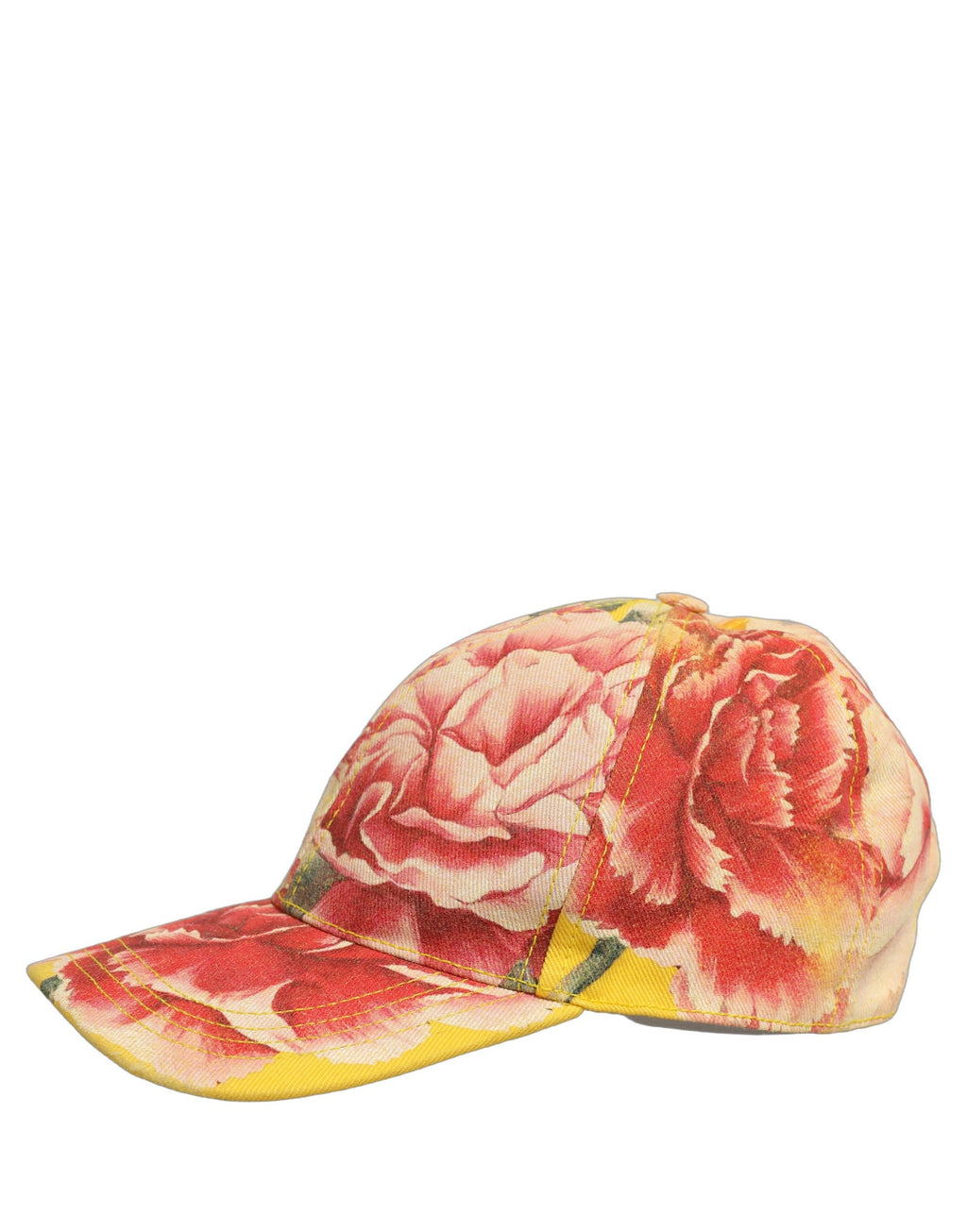 Dolce & Gabbana Herren Baseball Capello Mütze aus Baumwolle in Multicolor mit Blumenmuster