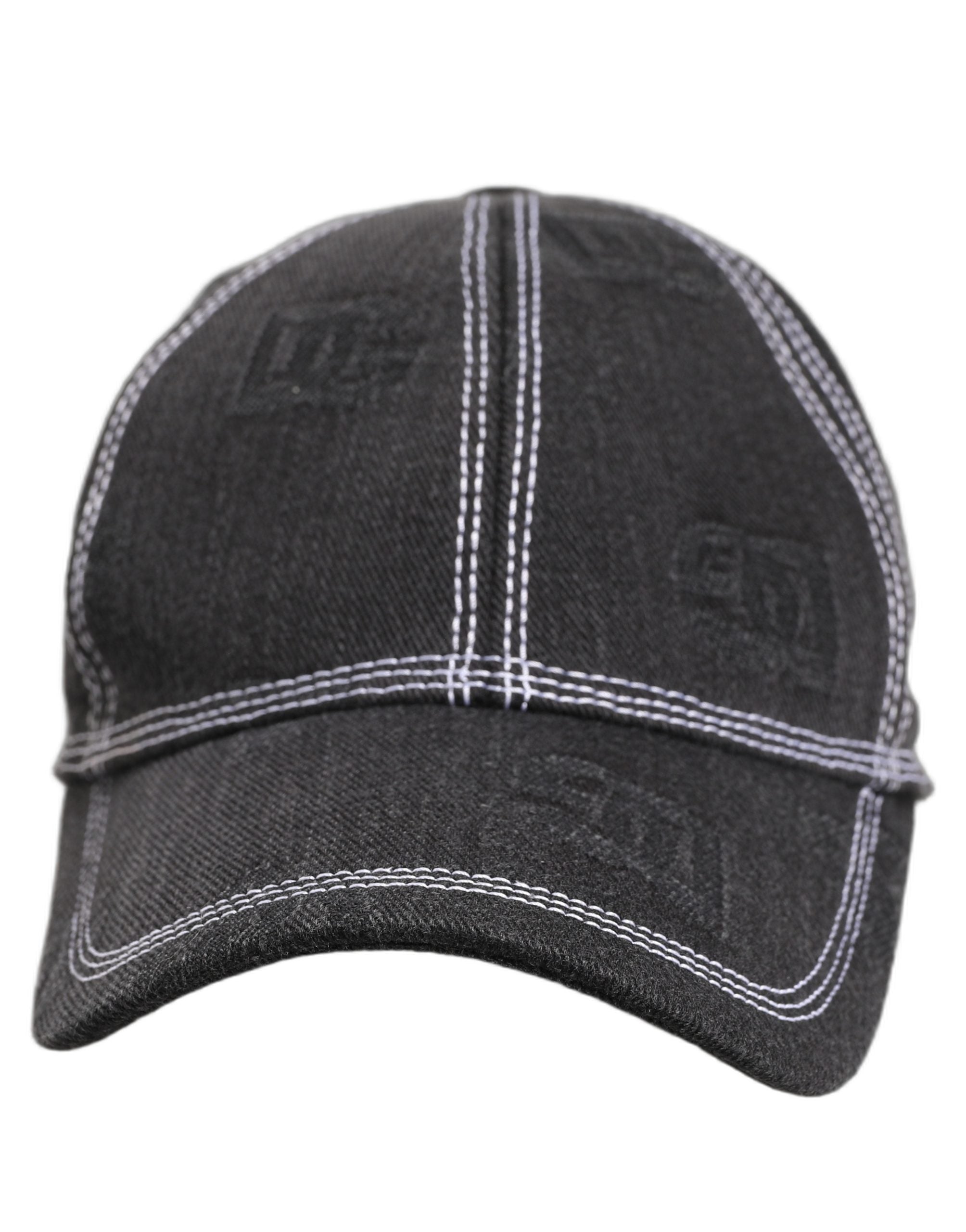 Dolce & Gabbana Herren Schwarze Baumwoll 6-Panel Baseball Cap