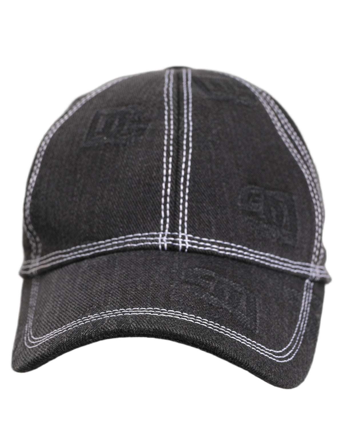 Dolce & Gabbana Herren Schwarze Baumwoll 6-Panel Baseball Cap
