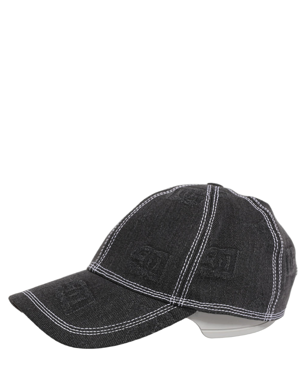 Dolce & Gabbana Herren Schwarze Baumwoll 6-Panel Baseball Cap