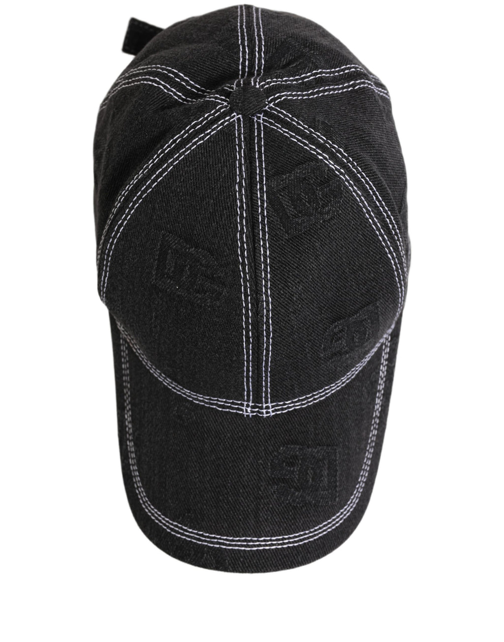 Dolce & Gabbana Herren Schwarze Baumwoll 6-Panel Baseball Cap