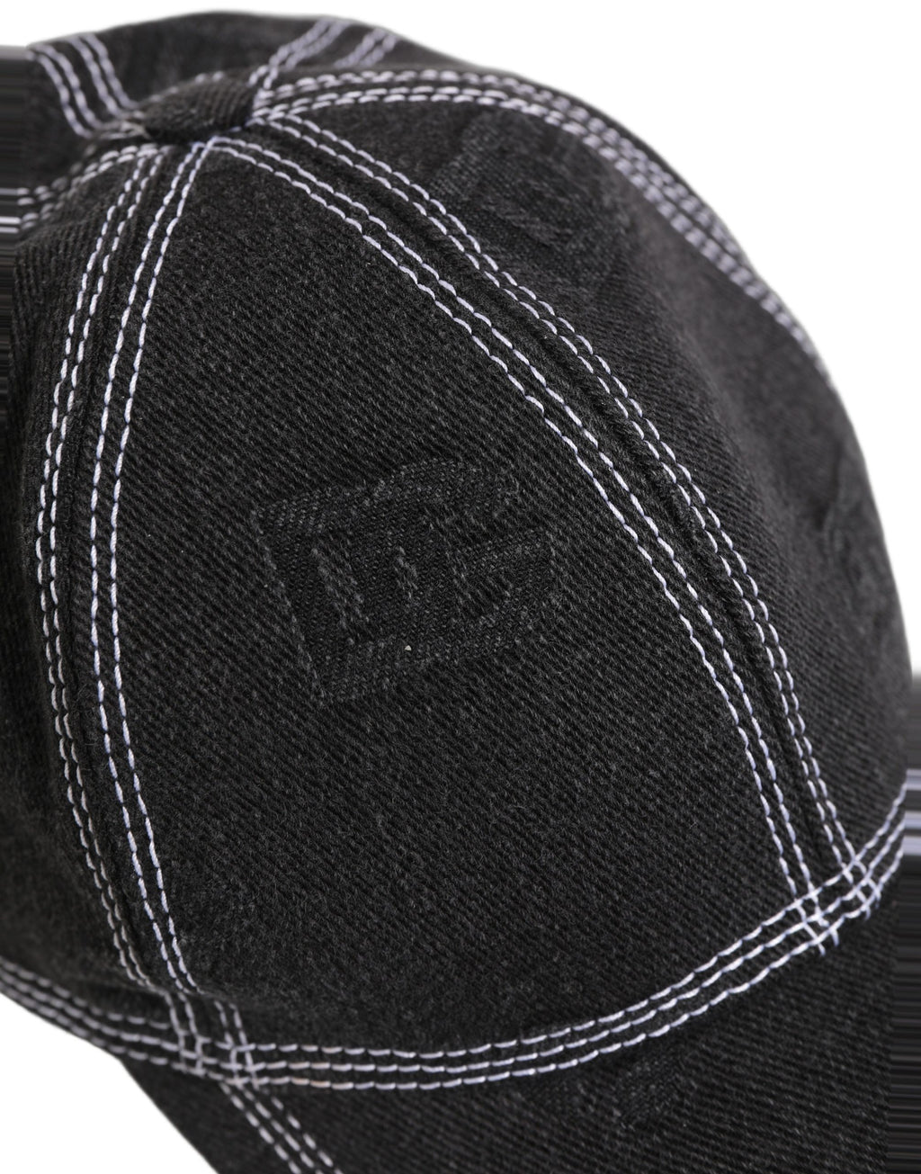 Dolce & Gabbana Herren Schwarze Baumwoll 6-Panel Baseball Cap