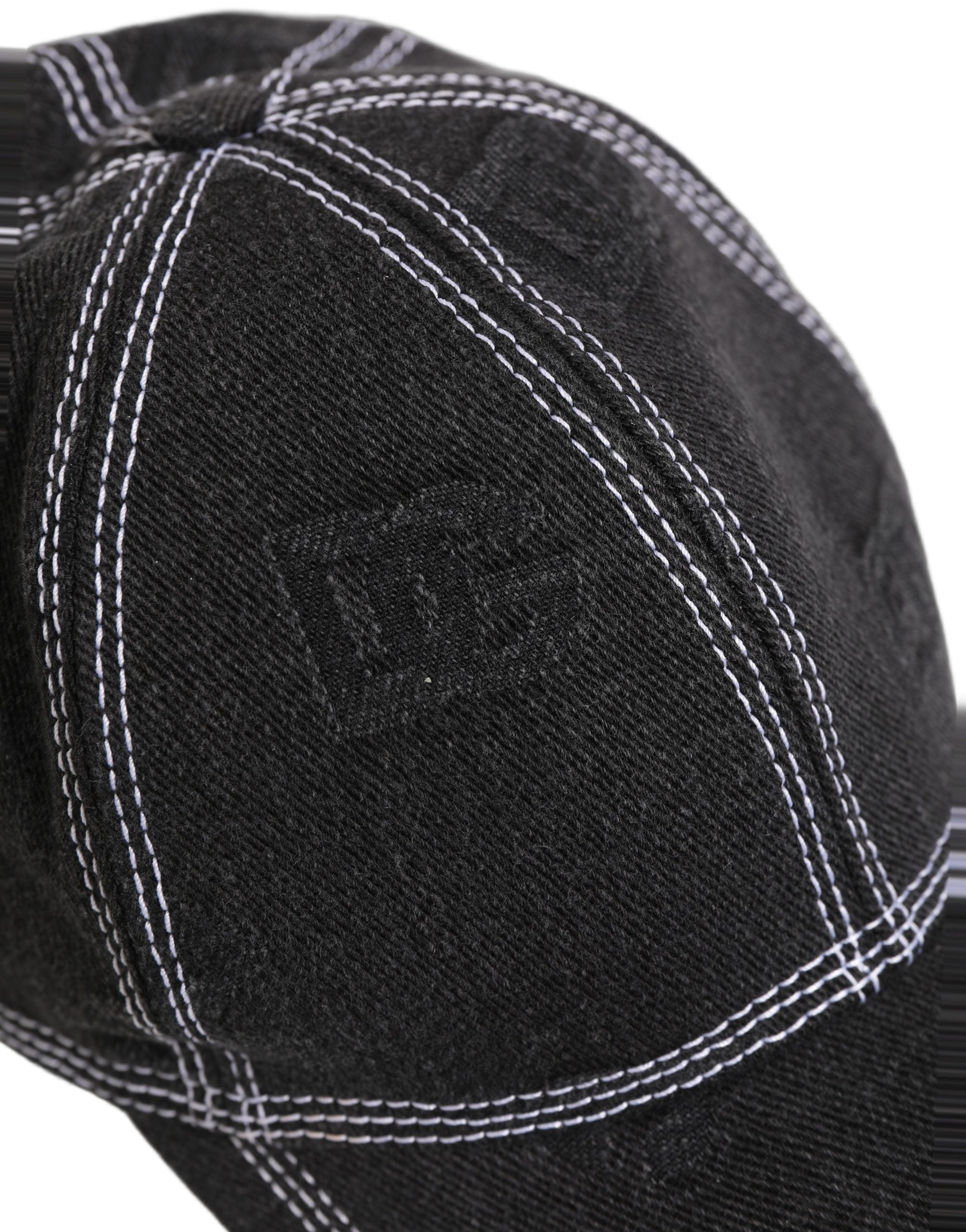 Dolce & Gabbana Herren Schwarze Baumwoll 6-Panel Baseball Cap