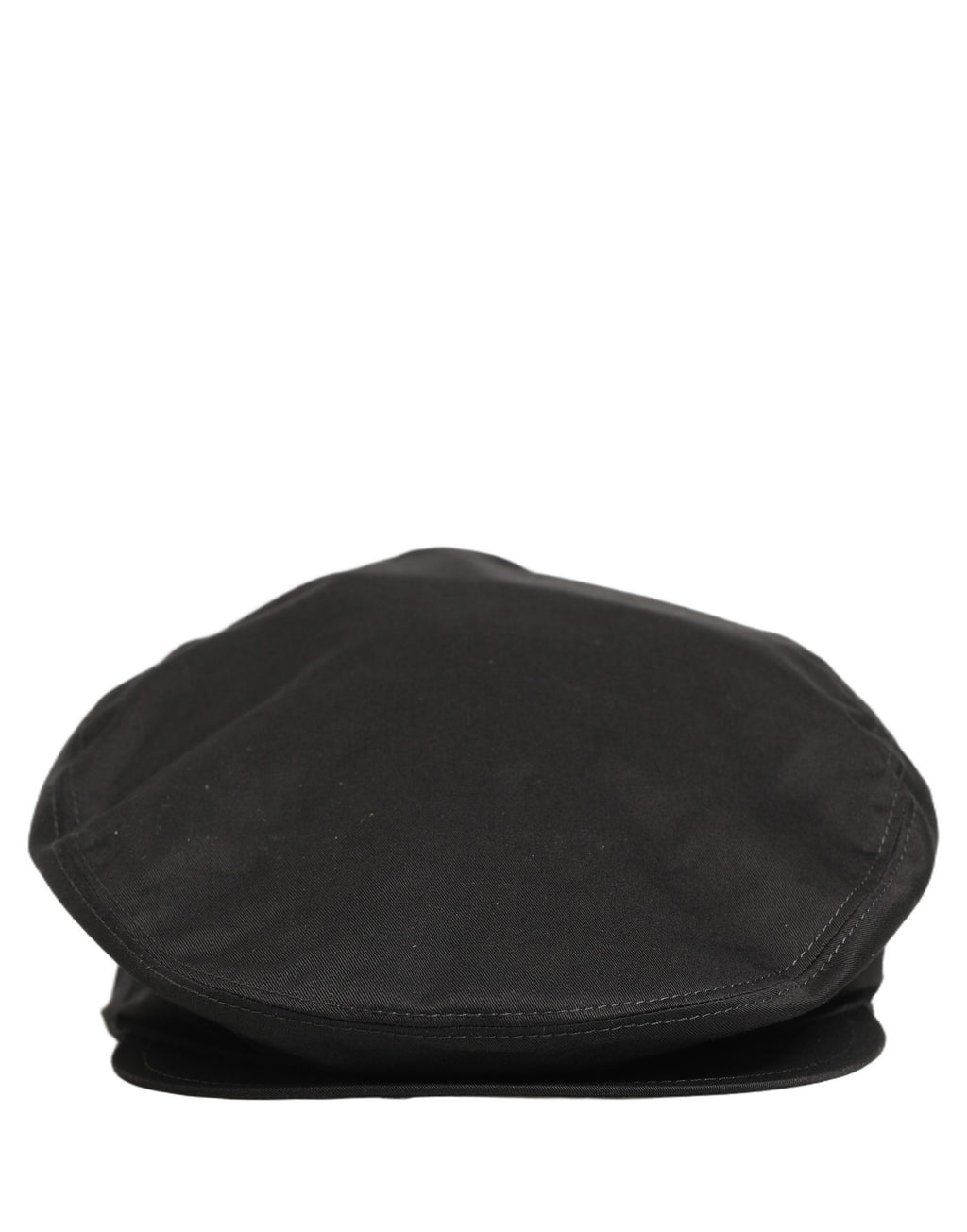 Dolce & Gabbana Herren Schwarze Baumwolle Stretch Newsboy Mütze Capello Hut