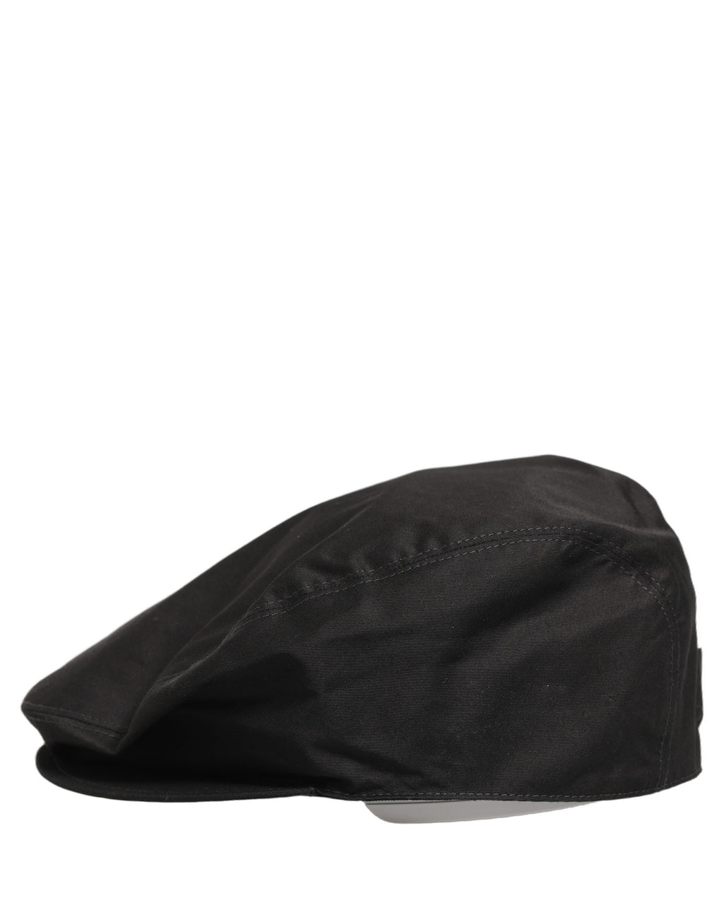 Dolce & Gabbana Herren Schwarze Baumwolle Stretch Newsboy Mütze Capello Hut