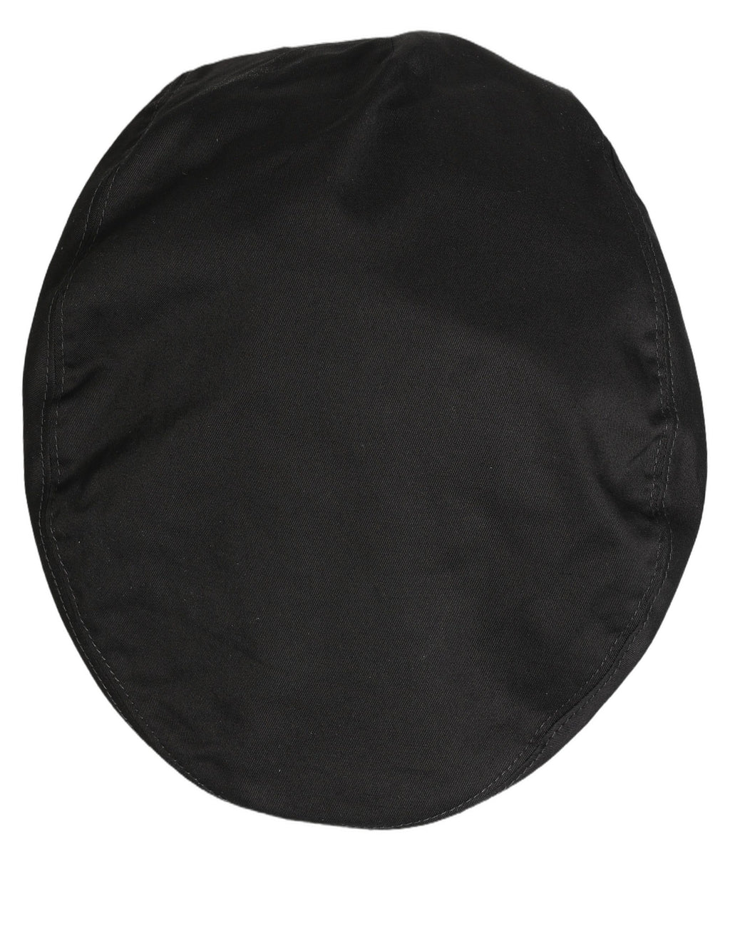 Dolce & Gabbana Herren Schwarze Baumwolle Stretch Newsboy Mütze Capello Hut