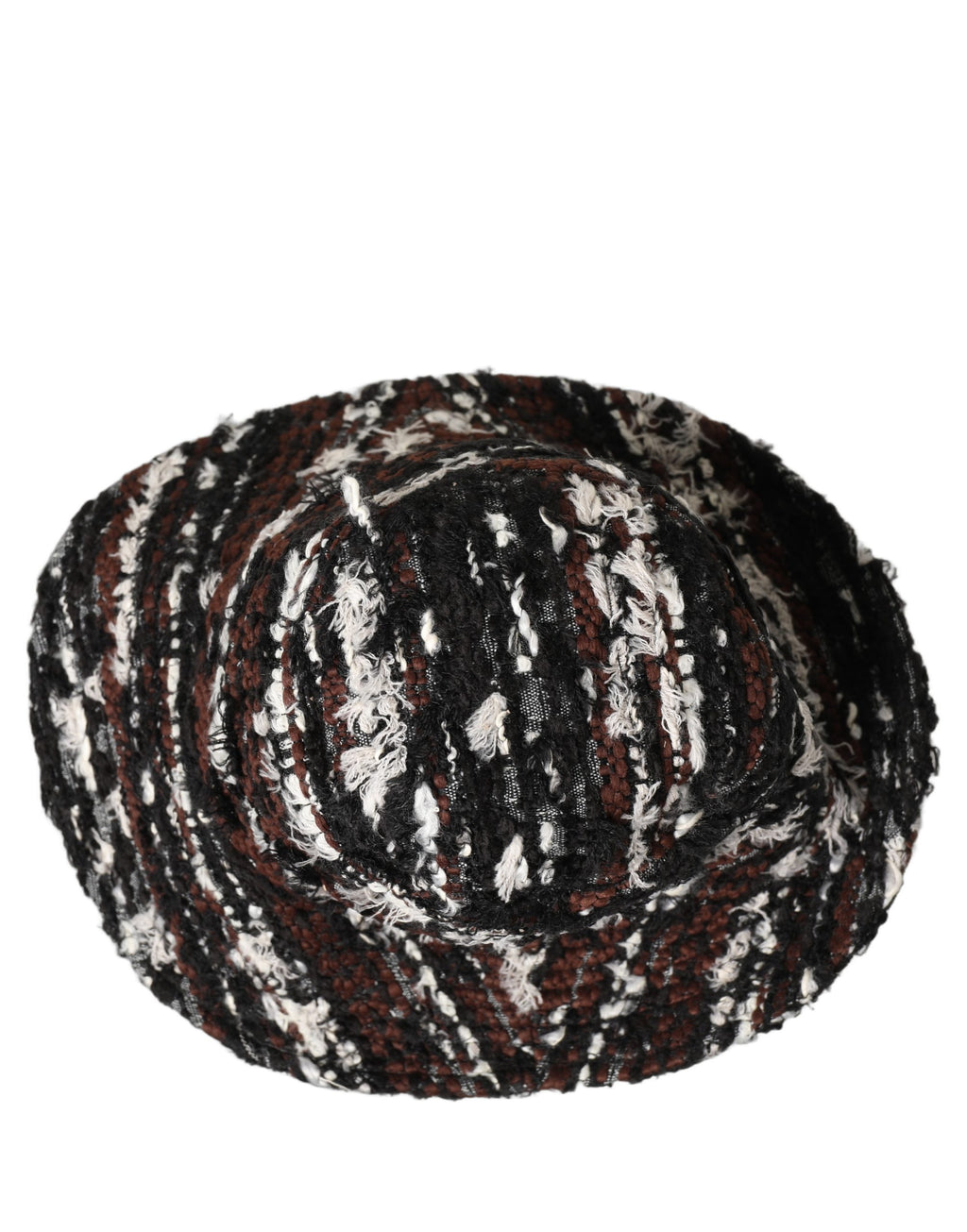 Dolce & Gabbana Damen Bucket Hat aus Acryl-Tweed in Multicolor