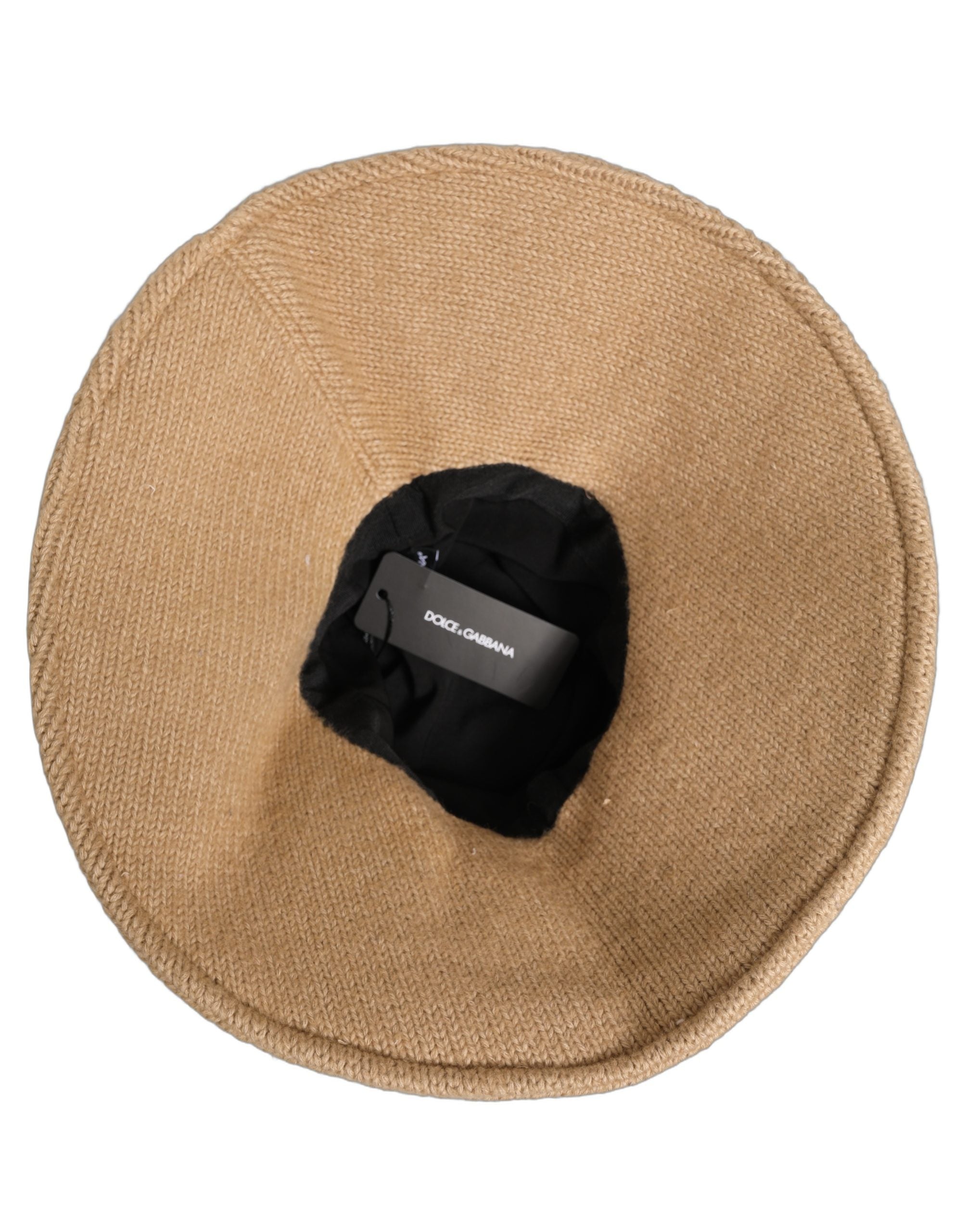 Dolce & Gabbana Damen Hut aus Baumwollstrick mit breiter Krempe