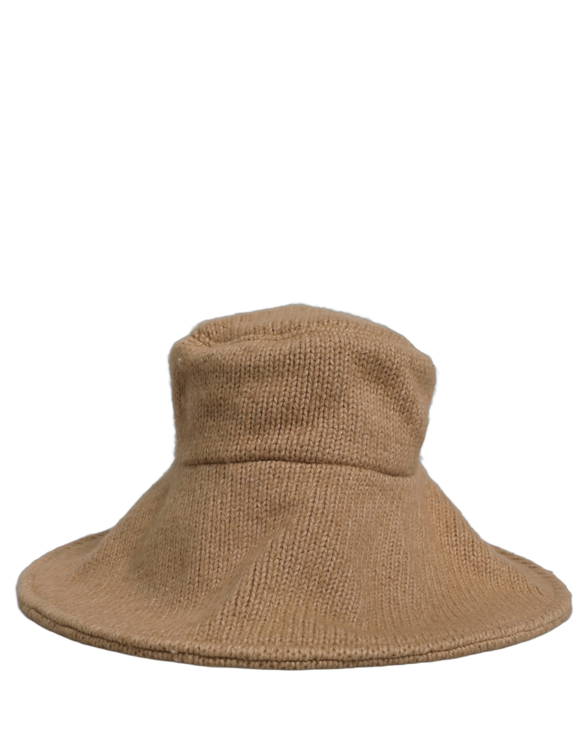 Dolce & Gabbana Damen Hut aus Baumwollstrick mit breiter Krempe
