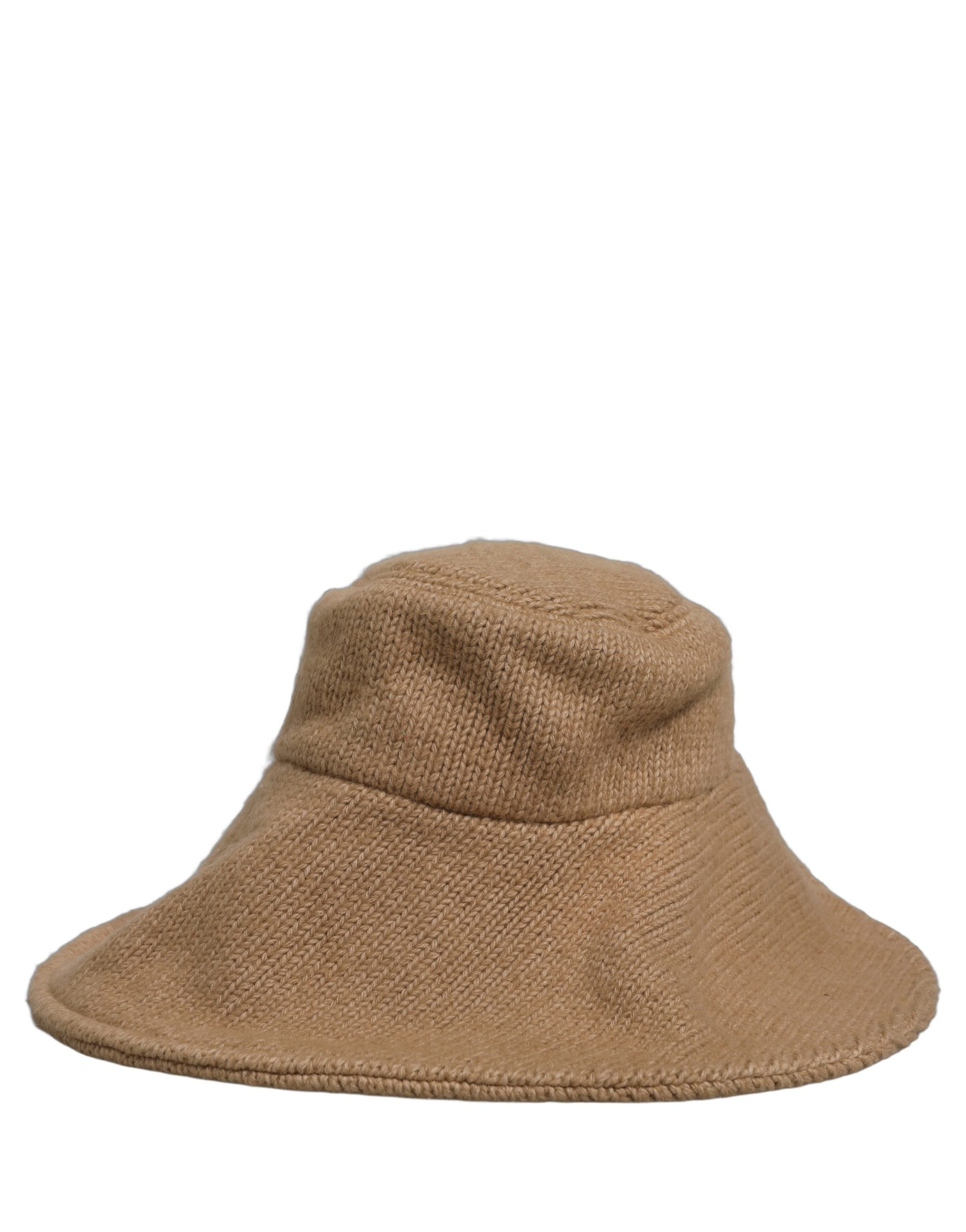 Dolce & Gabbana Damen Hut aus Baumwollstrick mit breiter Krempe