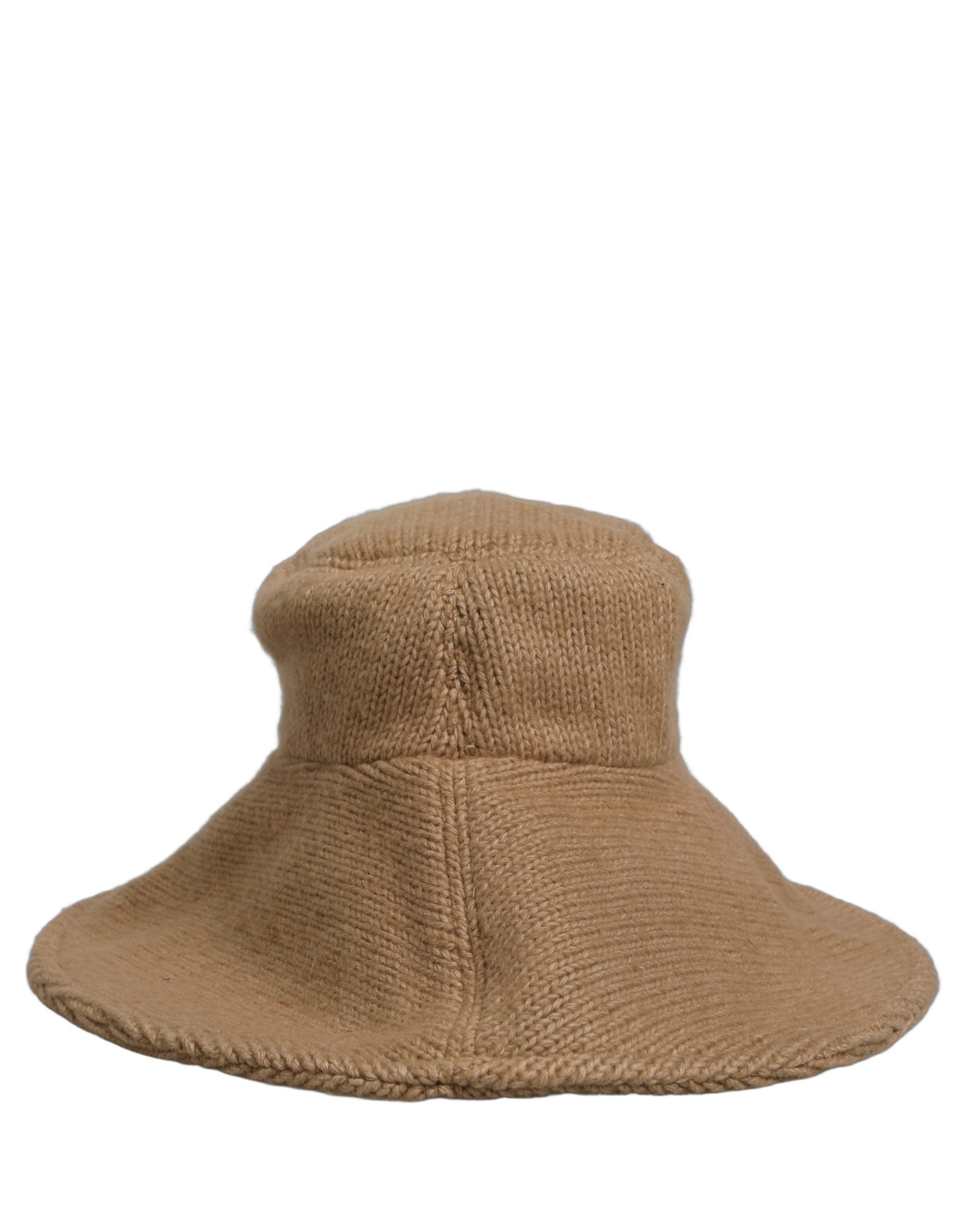 Dolce & Gabbana Damen Hut aus Baumwollstrick mit breiter Krempe
