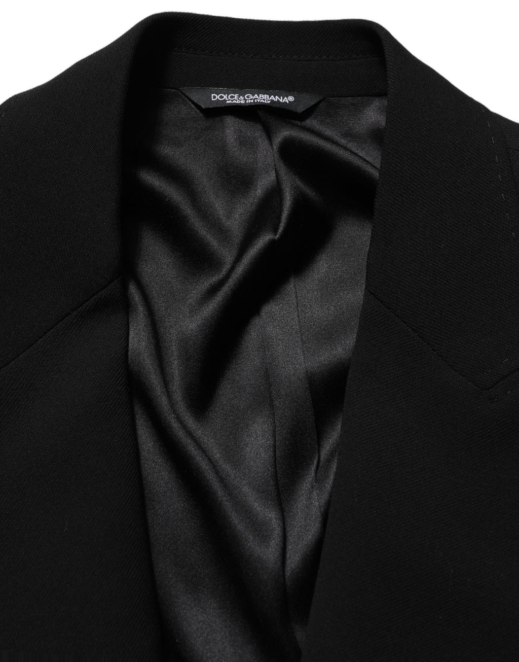 Dolce & Gabbana Schwarzer einreihiger Herren-Blazer