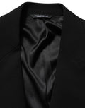 Dolce & Gabbana Schwarzer einreihiger Herren-Blazer