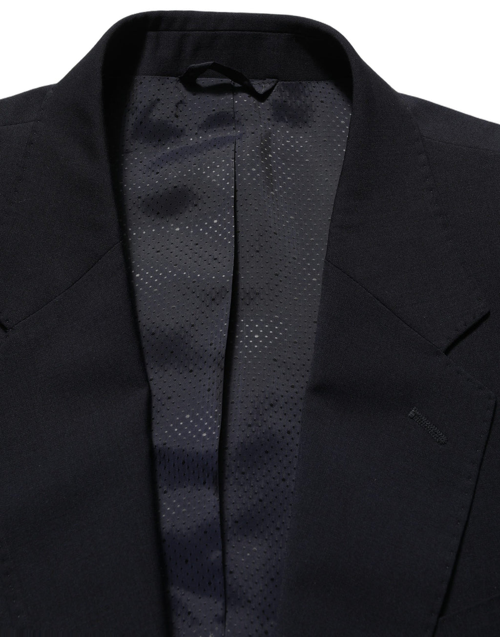 Dolce & Gabbana Schwarzer einreihiger Herren-Blazer aus Wolle