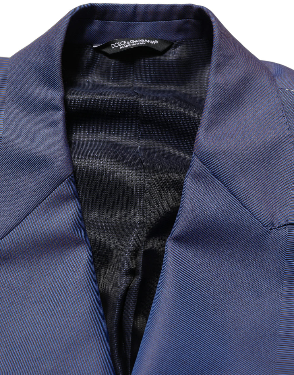 Dolce & Gabbana Blauer Woll-Sakko mit Doppelreihenknöpfen für Herren