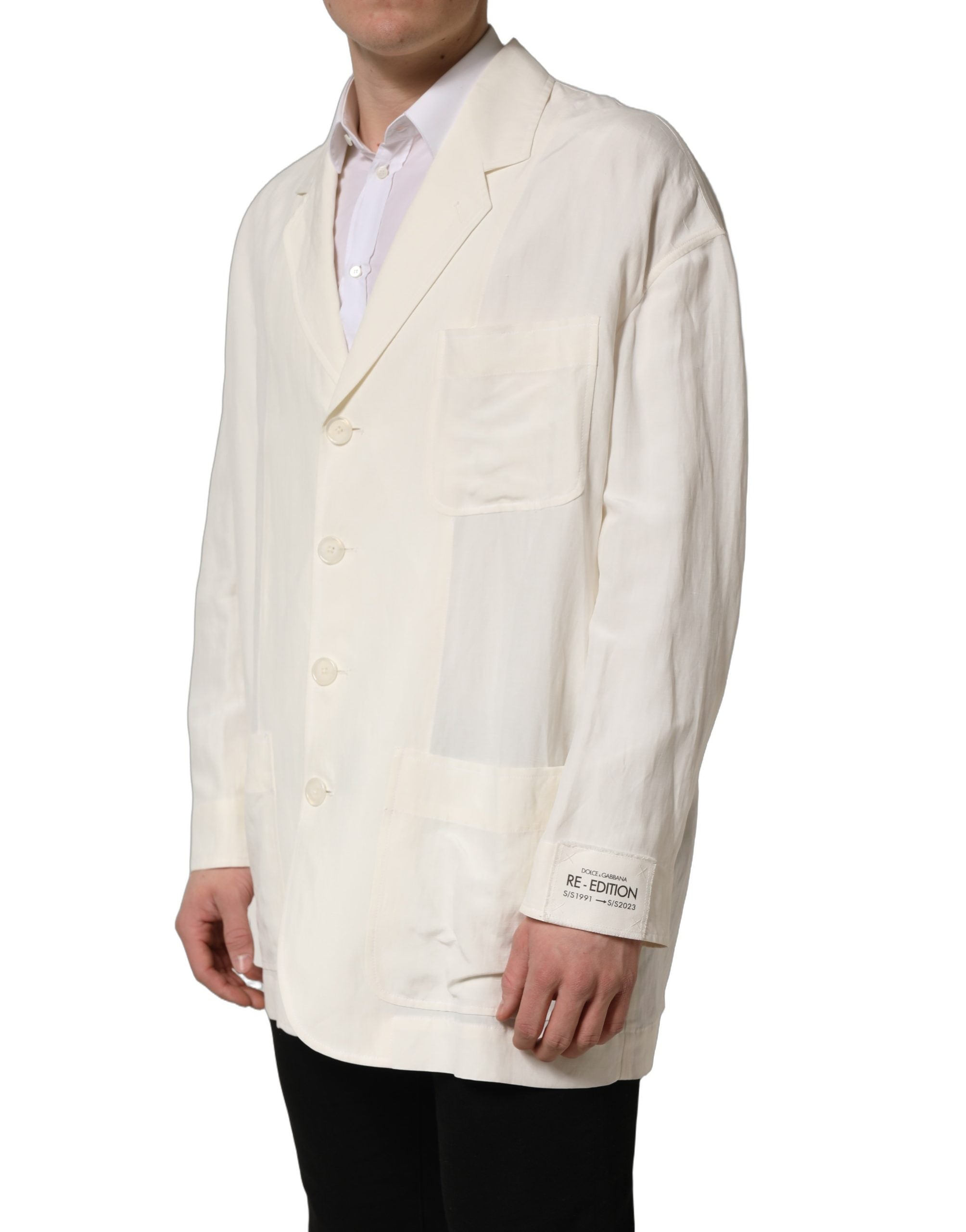 Dolce & Gabbana Sakko aus Leinen, einreihig
