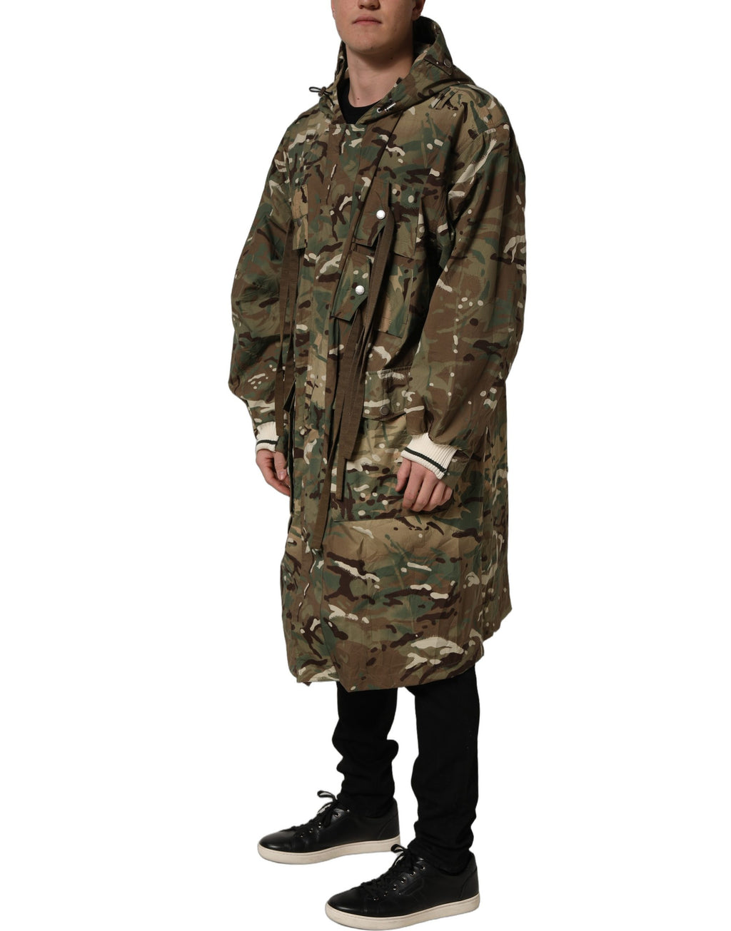 Dolce & Gabbana Kapuzenjacke im Multicolor-Tarnmuster
