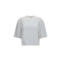 Brunello Cucinelli Weißes Baumwoll-T-Shirt