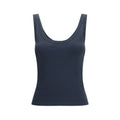 Brunello Cucinelli Blaues Baumwoll-T-Shirt