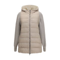 Brunello Cucinelli Graue Polyester-Jacke in voller Länge