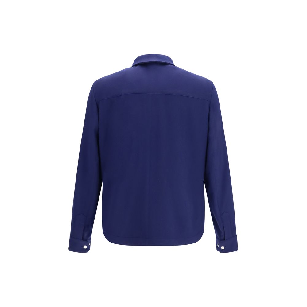 Brunello Cucinelli Blaue Kaschmir-Jacke in voller Länge