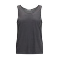 Brunello Cucinelli Graues ärmelloses Kaschmir-T-Shirt