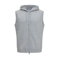 Brunello Cucinelli Grauer Baumwollpullover