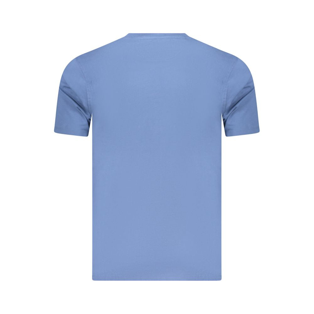 Marina Militare Blaues Baumwoll-T-Shirt für Herren