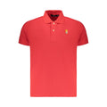 Marina Militare Rosso Baumwoll-Poloshirt für Herren
