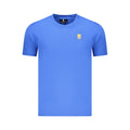 Marina Militare Blaues Baumwoll-T-Shirt für Herren
