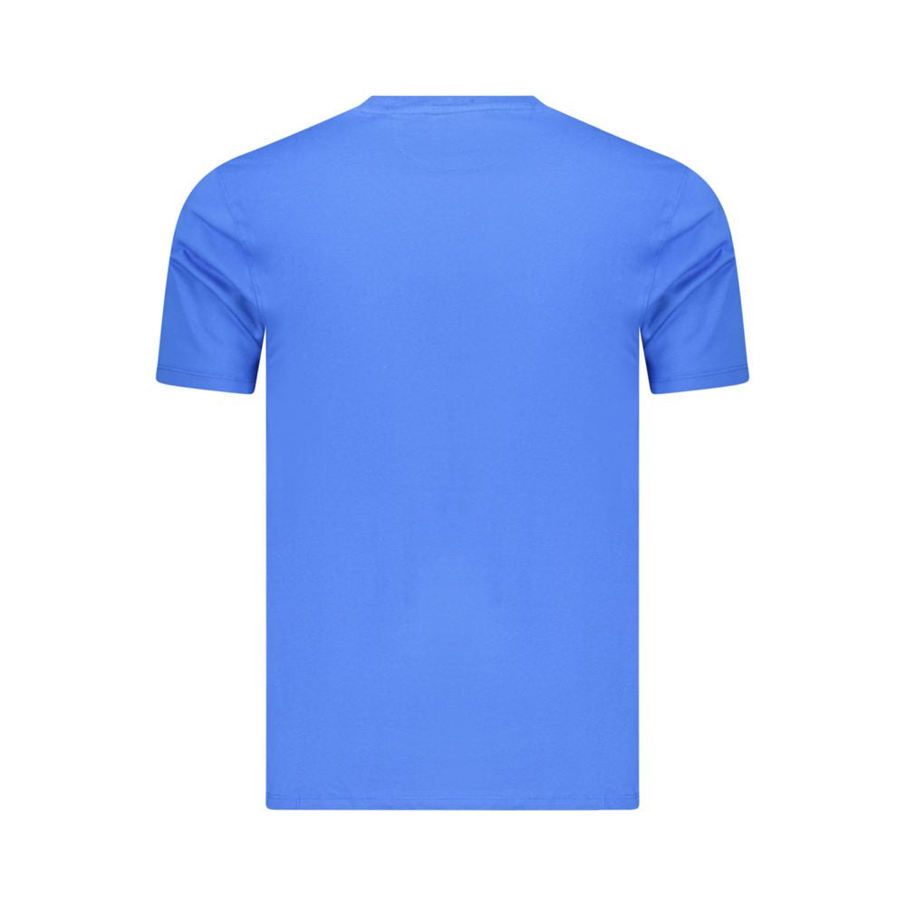 Marina Militare Blaues Baumwoll-T-Shirt für Herren