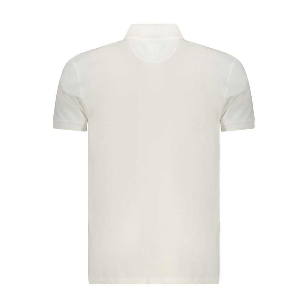 Marina Militare Bianco Baumwoll-Poloshirt für Herren