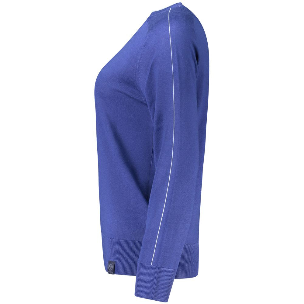 North Sails Baumwollpullover in Blau