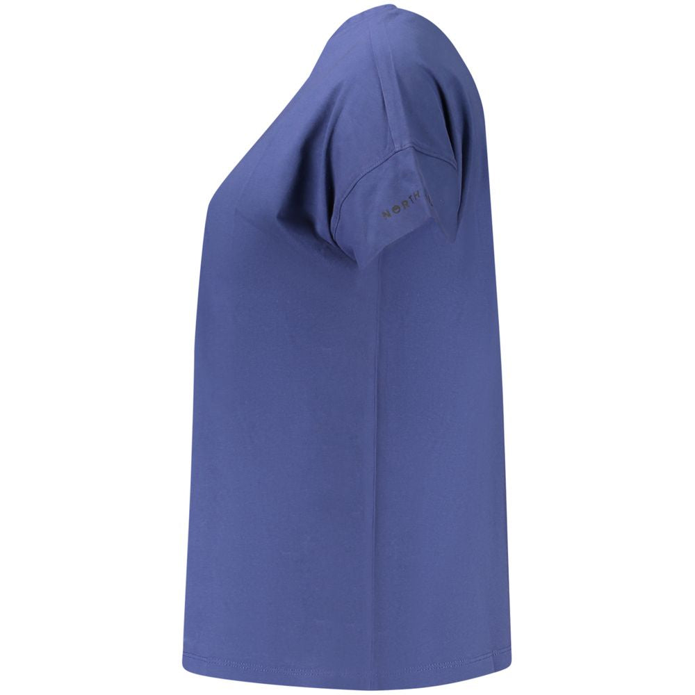 North Sails Blaues Baumwoll-T-Shirt für Damen