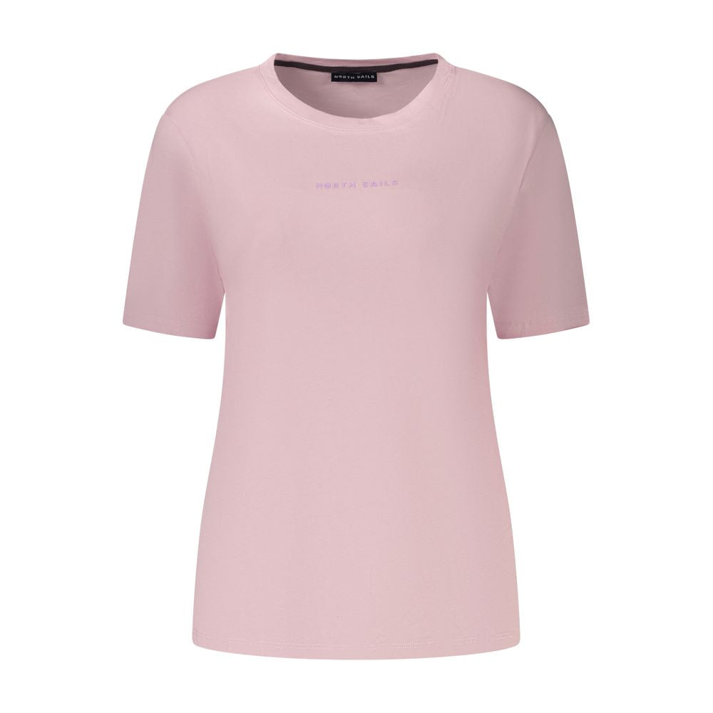 North Sails Rosa Baumwoll-T-Shirt für Damen