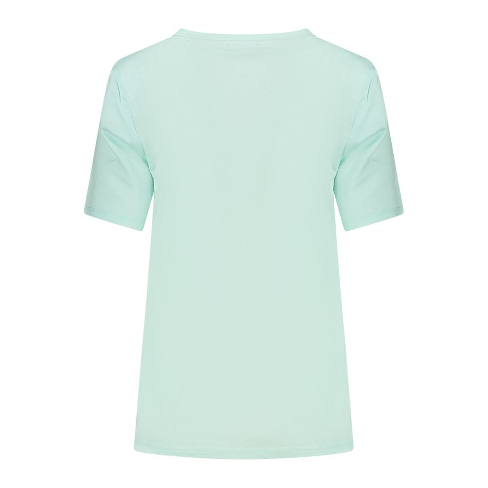 North Sails Grünes Damen-T-Shirt aus Baumwolle