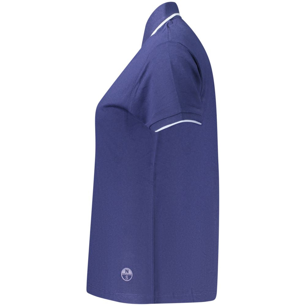 North Sails Damen Poloshirt aus Modal in Blau