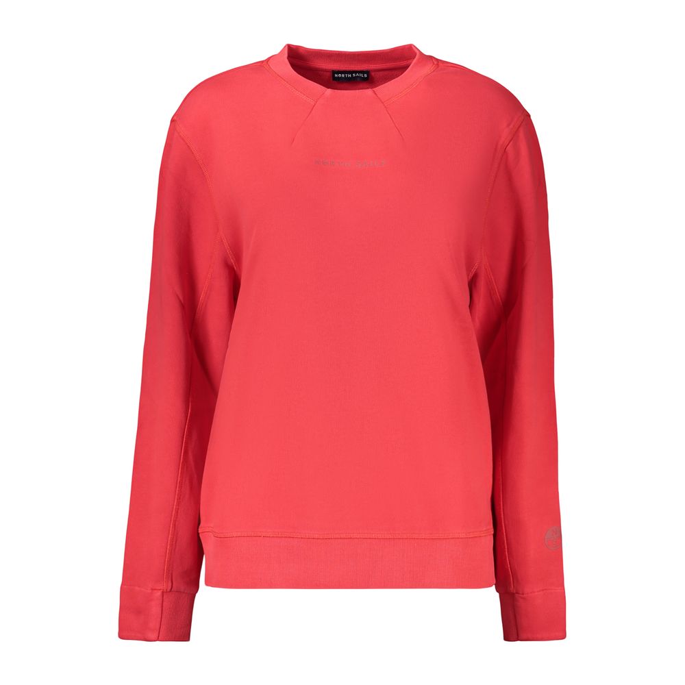 North Sails Rotes Baumwoll-Sweatshirt