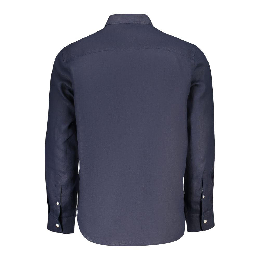 North Sails Blaues Leinenhemd