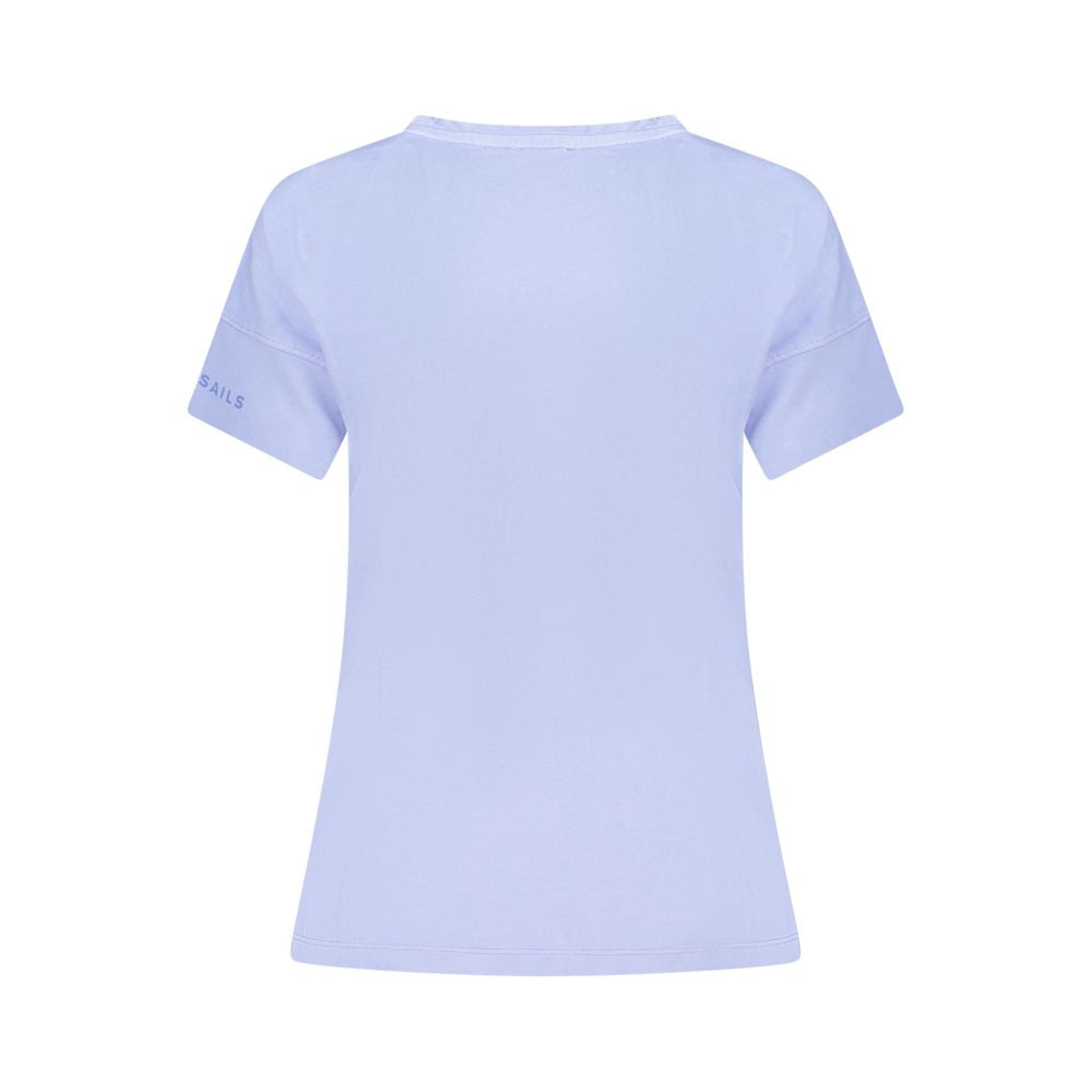 North Sails Lila Baumwoll-T-Shirt
