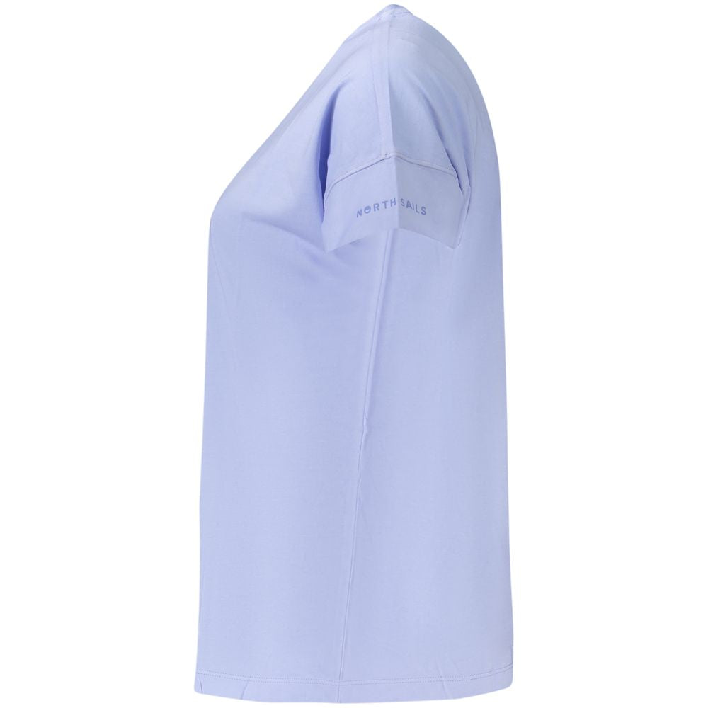 North Sails Lila Baumwoll-T-Shirt