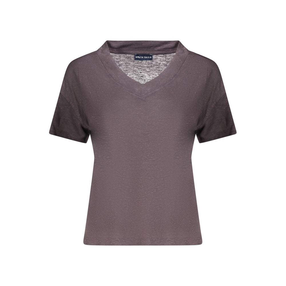 North Sails Graues Leinen-T-Shirt