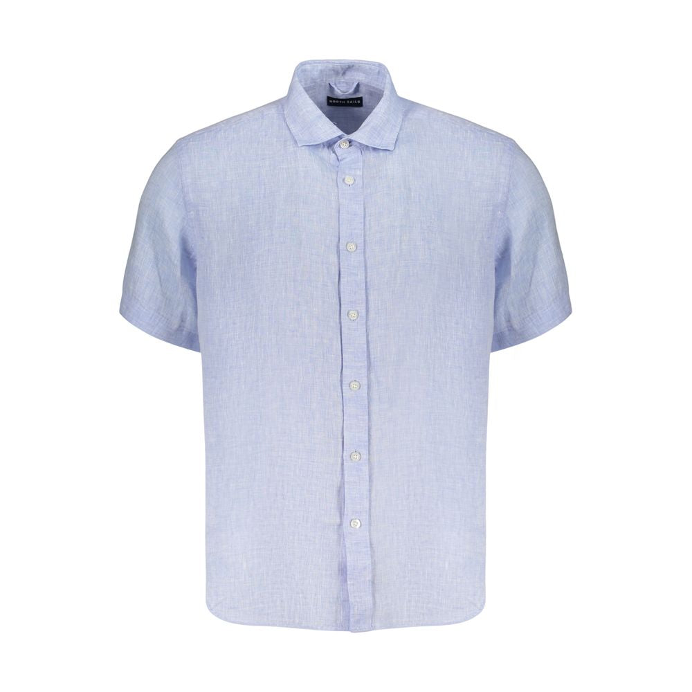 North Sails Azzurro Leinenhemd für Herren