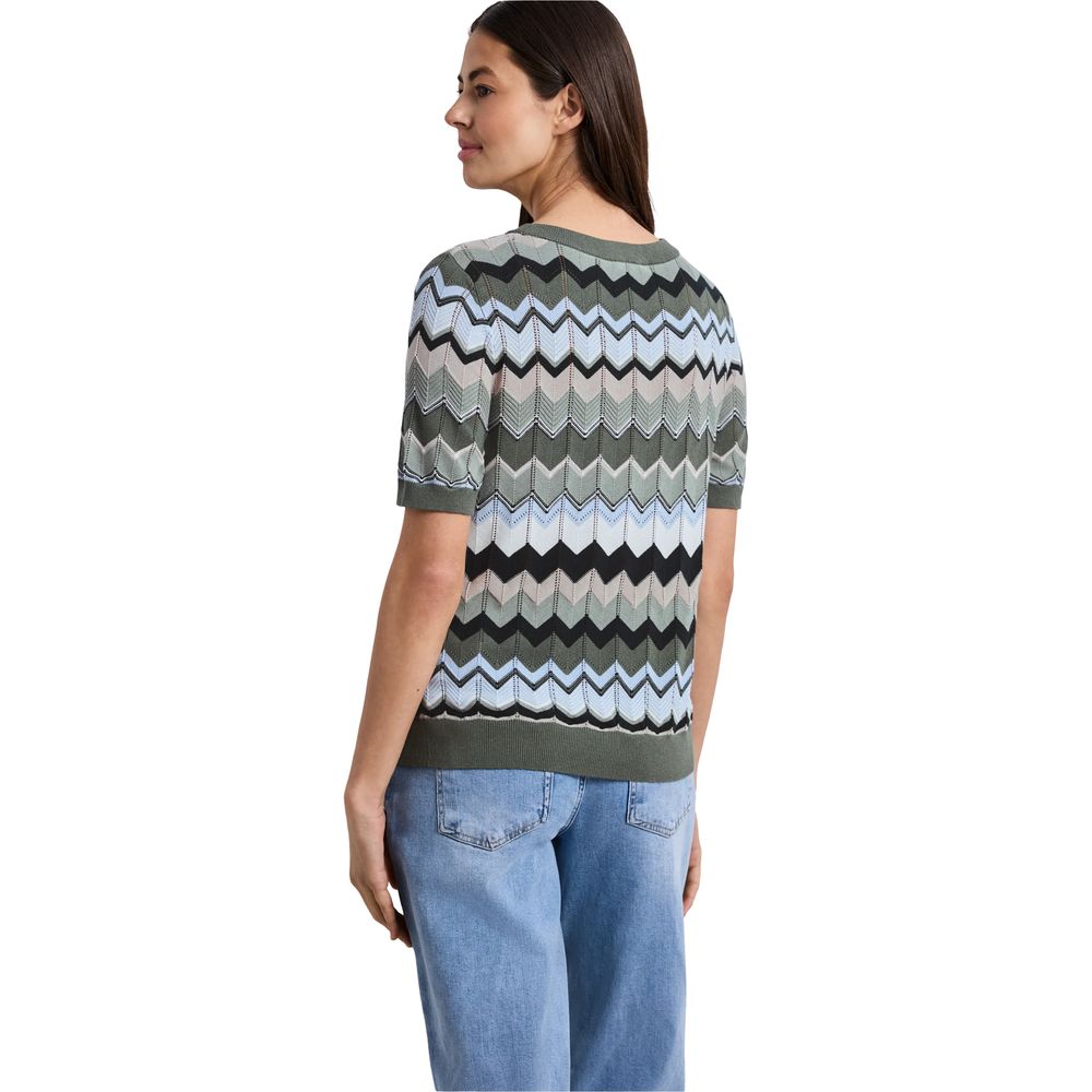 Street One Grüner Viskose-Pullover