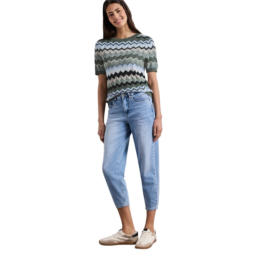 Street One Grüner Viskose-Pullover