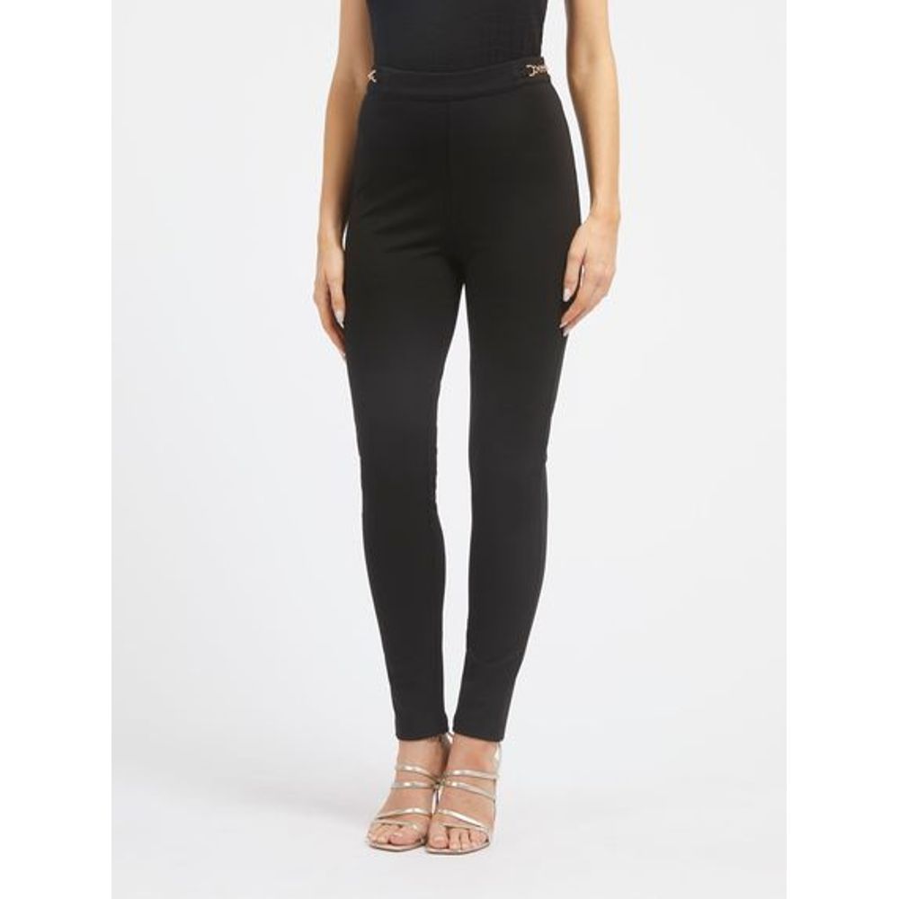Guess Schwarze Viskose-Skinny-Hose