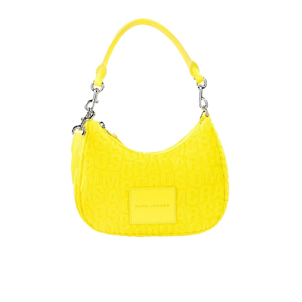 Marc Jacobs Monogram Terry Hobo Shoulder Bag in Golden Kiwi
